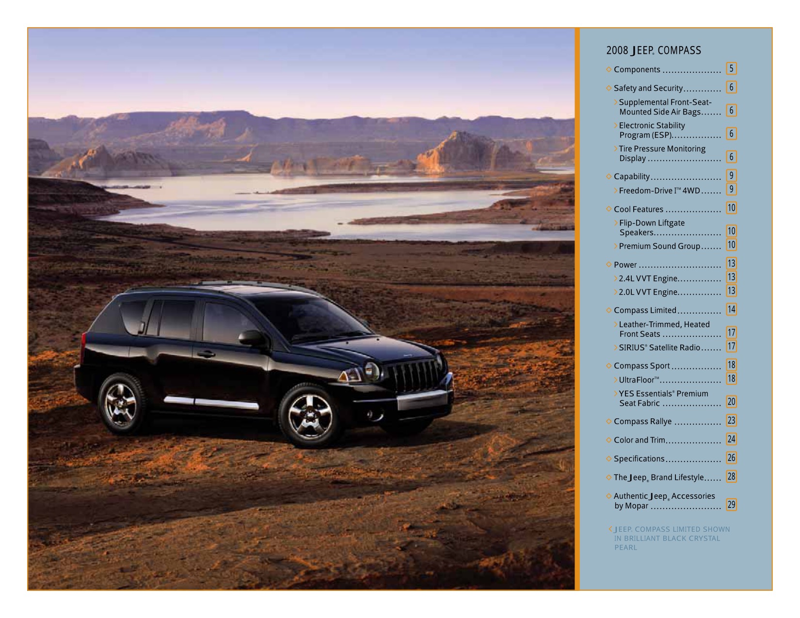 2008 Jeep Compass Brochure Page 23